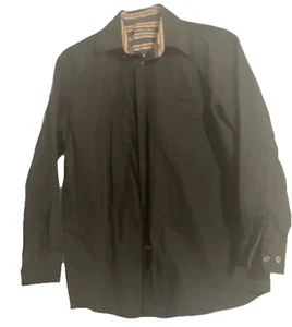 Northern Isles long Sleeve 100% Cotton Button Down Collared Dress Shirt Size M - Picture 1 of 8