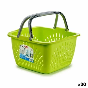 Panier à linge Stefanplast Marron Plastique 18 L 39 x 21,5 x 39 cm Avec des p - Imagen 1 de 4