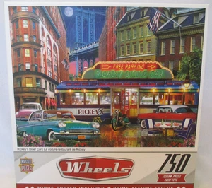 Nuevo póster de bonificación Diner Wheels Rickey's Diner Car piezas maestras 750 - Imagen 1 de 5