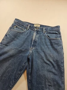 Pantalones de mezclilla LL Bean vintage para hombre 36x29 azul calce clásico forrados de franela años 90 senderismo - Imagen 1 de 16