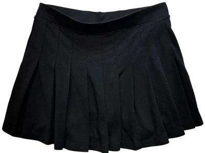 Minifalda de tenis plisada elástica rosa Victoria Secret para mujer talla M negra Foto 1 de 4