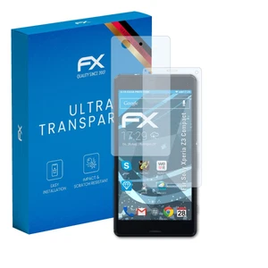 atFoliX 3x Screen Protector for Sony Xperia Z3 Compact clear - Picture 1 of 8
