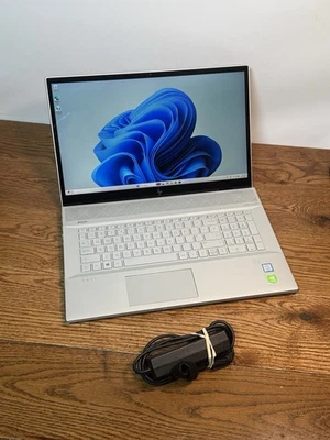 HP Envy 17-ce0576na – 17.3” FHD – Intel i7-8th 16GB RAM – 1.12TB NVIDIA MX250 - Image 1 of 4