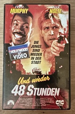 VHS Und wieder 48 Stunden - Eddie Murphy - Nick Nolte - CIC Verleihtape - ab 18 - Bild 1 von 4