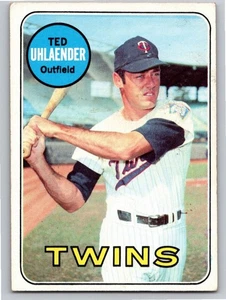 1969 Topps #194 Ted Uhlaender Minnesota Twins Free Shipping! - Picture 1 of 2