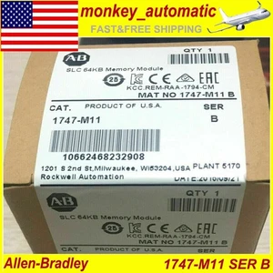 Neu fabrikversiegelt Allen Bradley 1747-M11 SER B SLC Eeprom Speichermodul 1747M11 - Bild 1 von 4