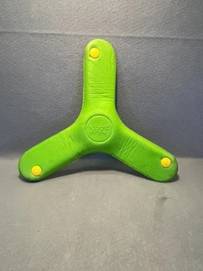 Vintage RARE Green NERF BOOMERANG Foam Flyer Toy Parker Brothers 1983 Nostalgic - Picture 1 of 3