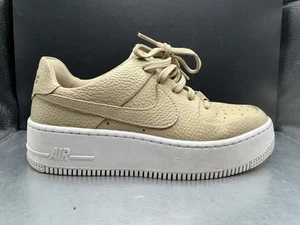 Nike Women's Air Force 1 Sage Low Sneakers Copper Moon White Size 7 - Picture 1 of 8