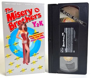 THE MISERY BROTEHRS Y2K VHS - TESTED & WORKS - 1995 - DEBBIE DUNNING - COMEDY - Picture 1 of 2