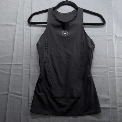 Camiseta sin mangas para mujer Adidas Stella McCartney TruePurpose negra talla pequeña Foto 1 de 4