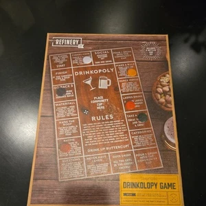 Drinkopoly Gioco da Tavolo di Studio Mercantile - Gioco da Bere - Gioco da Tavolo in Legno - Foto 1 di 2