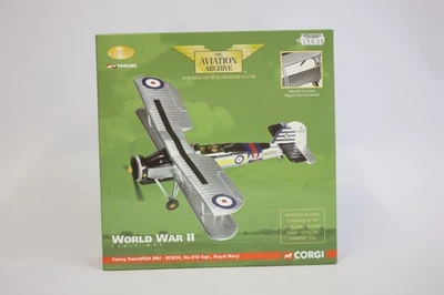 Corgi AA36302 1:72 Fairey Swordfish MkI W5856 Royal Navy - Image 1 of 4
