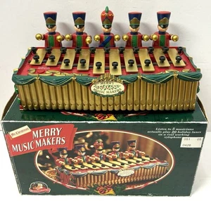 Vintage 1996 Mr. Christmas Merry Music Makers Toy Soldiers Playing Xylophone - Bild 1 von 14