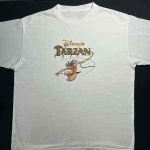 NUEVA Camisa Promocional The Disney Tarzán Disney Pictures Película Cómoda Colores Reimpresión - Imagen 1 de 2