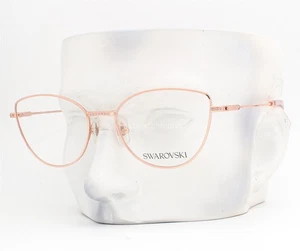 Occhiali da vista Swarovski SK 1012 4014 oro rosa cristalli rosa 54 mm senza custodia - Foto 1 di 8