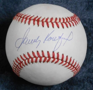 Sandy Koufax Signed NL Baseball PSA Authenticated & Autograph Graded Gem Mint 10 - Picture 1 of 3