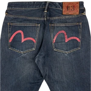 Vintage Evisu Double Gull Japanese Denim Jeans Size W30 - Picture 1 of 5