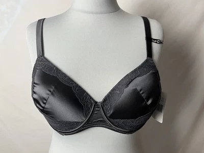 Schalen BH dunkelgrau mit Bügel von SASSA Gr. 80 C  NEUWARE - Bild 1 von 4