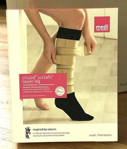 NEU CircAid Juxta-Fit Unterlegging Short Large beige CJF32003 Kompression 28CM - Bild 1 von 4