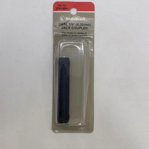 Radio Shack Dual 1/4" (6.35mm) Jack Coupler 274-1556A - Picture 1 of 7