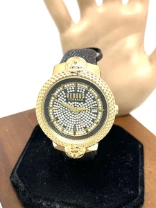 Reloj para mujer Versus by Versace VSPLK2221 cuarzo negro dorado correa de cuero 38 mm - Imagen 1 de 13