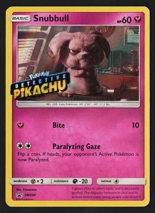 Snubbull SM200 Detektiv Pikachu Stamped 2019 - Pokémon TCG - Bild 1 von 2