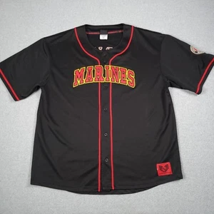 US Marine Corps Jersey Mens 2XL Rapid Dominance Baseball Stitched USMC Big Logo - Picture 1 of 13