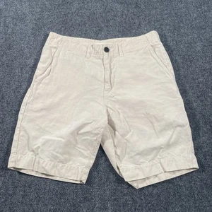 Pantalones Cortos Chinos Billy Reid Wynn Para Hombre Talla 28 Mezcla de Algodón Lino Informal Estilo Retro - Imagen 1 de 10