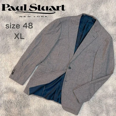 Paul Stuart Vintage High Quality Multicolor Wool Houndstooth Blazer Men XL - Image 1 of 4