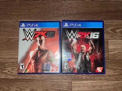 WWE 2K15 & WWE 2K16 Complete Bundle (Sony PlayStation 4 PS4) - Image 1 of 4