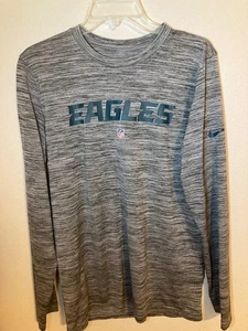 Nike NFL Philadelphia Eagles Shirt Herren Gr. S grau langarm Dri-Fit - Bild 1 von 8