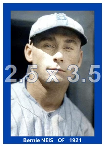 Bernie Neis - 1921 Brooklyn Robins - Stil wählbar - Farbdruck - Bild 1 von 3