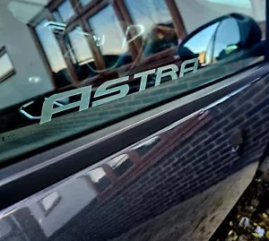 2x Etched window decals, suit vauxhall Astra, sri vxr rs etc - Picture 1 of 2