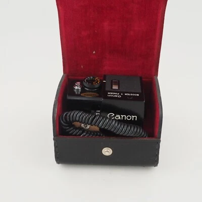 Buscador de visor Canon Booster T para cámara SLR de película de 35 mm F-1 con cable de 6V 2B Foto 1 de 4