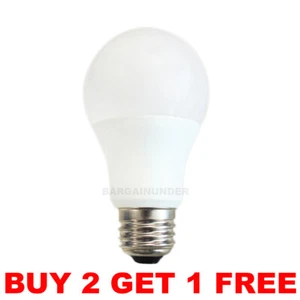 Dimmable 60W Equivalent A19 5000K 800lm LED Daylight White E26 BUY 2 GET 1 FREE - Picture 1 of 1