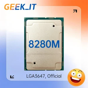 ✅Intel Xeon Platinum 8280M SRF9Q 2.7GHz 28C / 56T 38.5MB 205W LGA3647 CPU - Picture 1 of 1