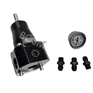 Adjustable 30-70 PSI Fuel Pressure Regulator Oil Gauge 1/8in NPT Car Accessories - Picture 1 of 12