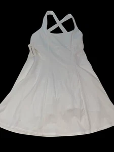 Outdoor Voices Medium White Crossback Dress Tennis Golf Beach Sporty Beach NWT - Picture 1 of 19