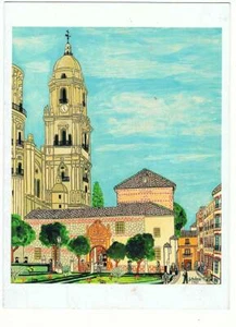 Greeting Card 2009-2010 Signed by Guillermo Narbona Márquez, Painter - Picture 1 of 3