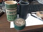 Antique Edison Blue Amberol Cylinder #18 The Preacher And The Bear