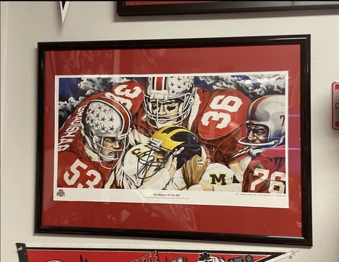 Ohio State Buckeyes “History of The Hit” Poster Cover