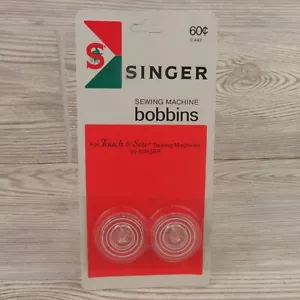 Singer - Touch & Sew - Bobine per macchina da cucire - 163131 - Confezione da 2 - Vintage NOS - Foto 1 di 10