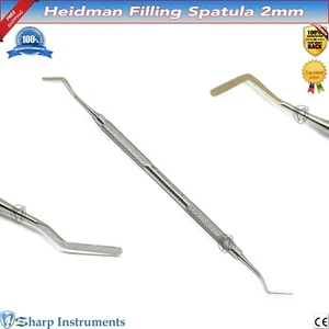 Heidemann Spatula 2mm Composite Placement & Contouring Dental Double Ended Tool - Picture 1 of 3