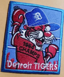 Detroit Tigers 1984 Champs gestickter Aufnäher ca. 2,75 x 3 Zoll - Bild 1 von 2