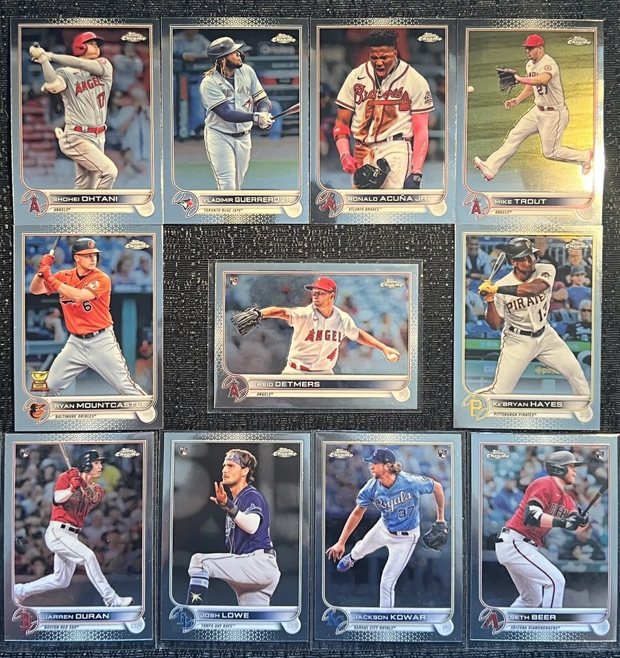 2022 Topps Chrome Baseball You Pick Complete Your Set CARD #1-220 PYC W/ ROOKIES - Image 1 of 1