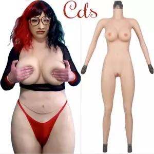 No Oil E Cup Silikon Ganzbody Brustformen Body Anzug für Crossdresser - Bild 1 von 26