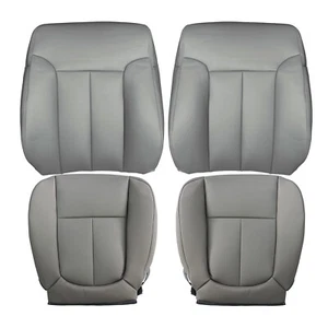 For 11-16 Ford F250 F350 F450 F550 XL - Bottom / Top Perforated Seat Cover Gray - Picture 1 of 25