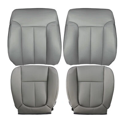 Para Ford F250 F350 F450 F550 XL 11-16 - Cubierta de asiento perforada inferior/superior gris Foto 1 de 4