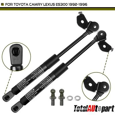 2 piezas soportes de elevación de capó amortiguadores puntales para Toyota Camry Lexus ES300 1991-1996 Foto 1 de 4