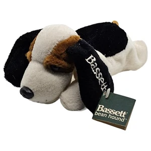 Charlie Bassett Bean Hound Bassett Furniture Advertising Vintage Plush Toy - Imagen 1 de 11